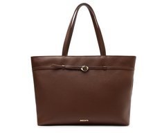 Bolsa Shopping Grande Saffiano Marrom
