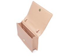 Bolsa Pochete Bege Aba Retangular