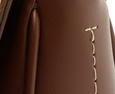 Bolsa Tiracolo Média Tressê Veneta Marrom