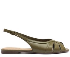 Sapatilha Slingback Destroyed Boho Marrom | Anacapri
