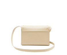 Bolsa Crossbody Pequena Bege Tachas