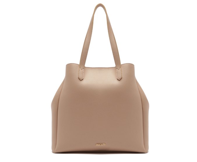 Bolsa Shopping Grande Minimal Bege