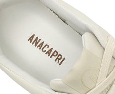 Tênis AC1119 Bege E Dourado