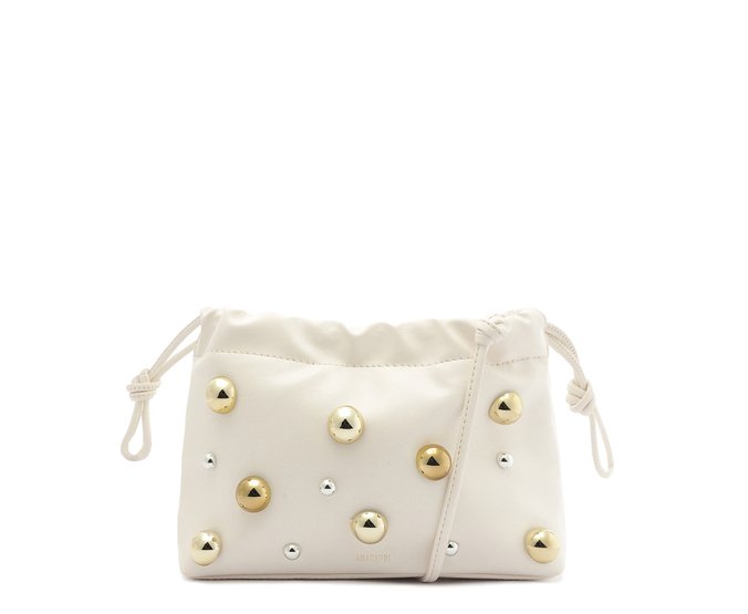 Bolsa Tiracolo Média Rocker Branca