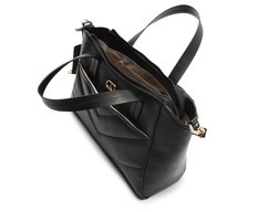 Bolsa Tote Grande Matelassê Zig Preta