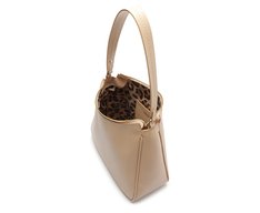 Bolsa Shopping Grande Alça Única Bege