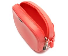 Crossbody Laranja Coral PVC Média