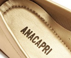 Mocassim Laço Lana Dourado