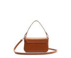 Bolsa Tiracolo Baguete Pequena Cápsula A Marrom