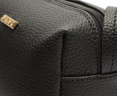 Bolsa Tiracolo Média Arredondada Preta