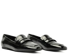 Mocassim Madri Bico Quadrado Preto