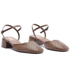 Sapatilha Slingback Ana Marrom