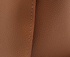 Bolsa Tote Média Croco Marrom Coffee