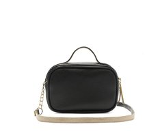 Bolsa Tiracolo Pequena Arredondada Preta