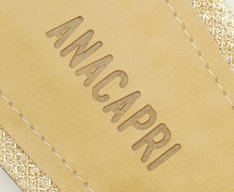Sandália Textura Glam Dourada