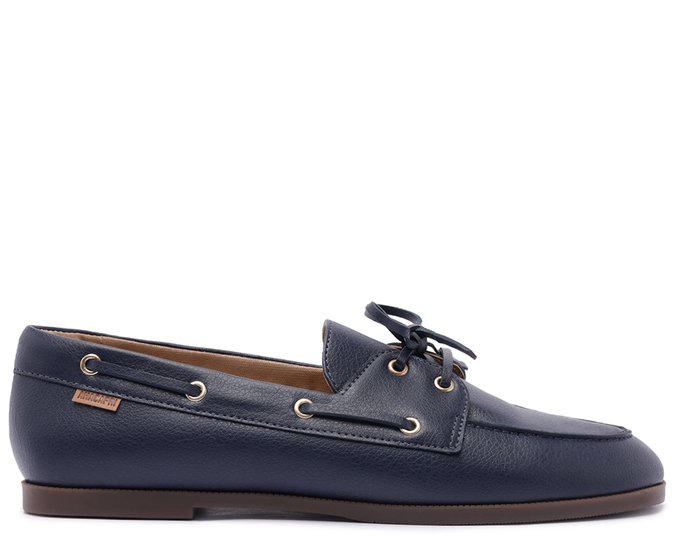 Mocassim Laço Boho Azul