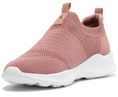 Tênis Slip On Streech Jogging Knit Rosa