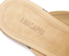 Mule Salto Bloco Loafer Bege