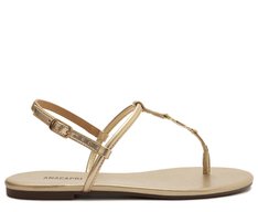 Sandália Slim Metal A Dourada