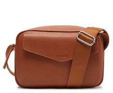 Bolsa Tiracolo Média Fita Marrom