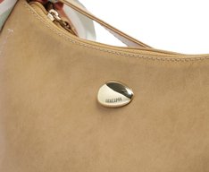 Bolsa Shopping Média Boho Lenço Bege