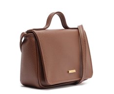 Bolsa Tiracolo Pequena Santangela Marrom Caramel