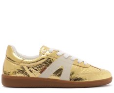 Tênis Chuteira New Ana Metalizado Dourado