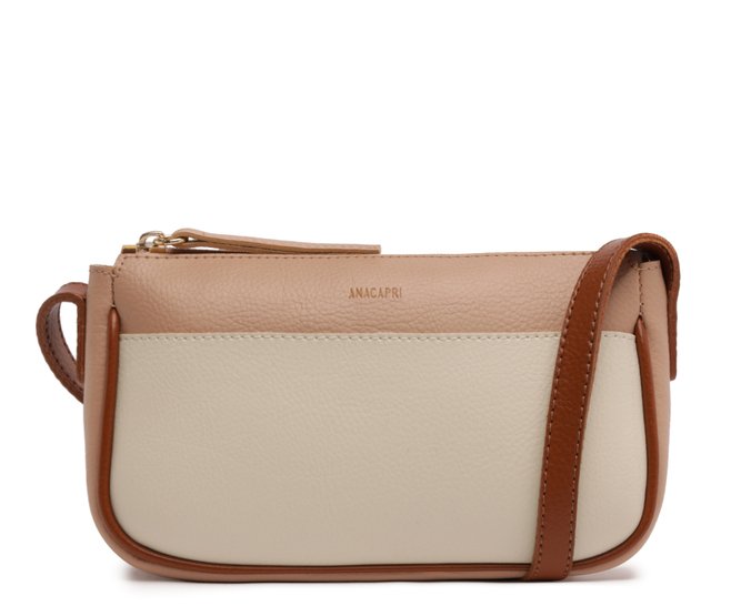 Bolsa Tiracolo Média Soft Color Bege
