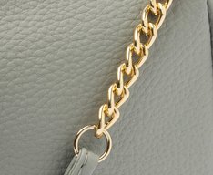 Bolsa Tiracolo Média Snake Azul