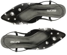 Sapatilha Slingback Maxi Tachas Preta