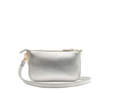 Bolsa Tiracolo Pequena Corrente Prata