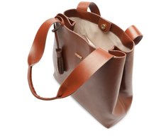Bolsa Shopping Grande Maxi Barbicacho Marrom