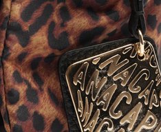 Bolsa Tote Média Lenço Preta