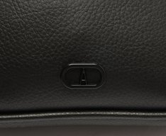 Bolsa Tiracolo Pequena Cápsula Mono Preta