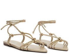 Rasteira Boho Chic Dourada