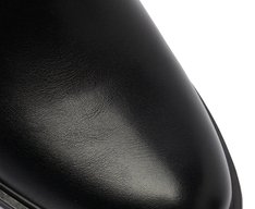 Bota Cano Curto Fivela Preta