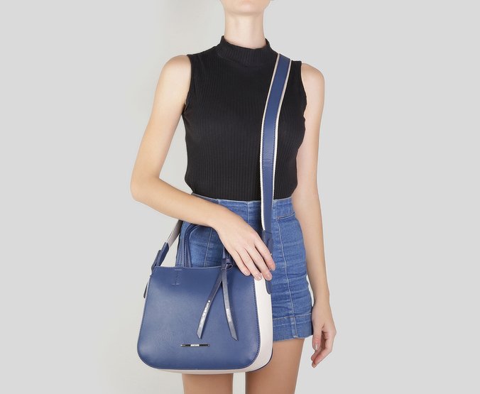 tote bolsa azul