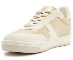 Tênis Recortes Nylon Prata