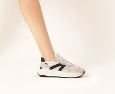 Tênis Sporty Mia Multi Tons Bege