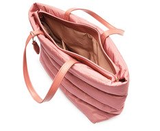 Bolsa Shopping Rosa Grande Fluffy Nylon