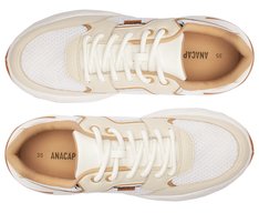 Tênis Chunky Branco Detalhe Marrom