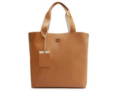 Bolsa Shopping Grande Maxi Porta-Cartão Marrom