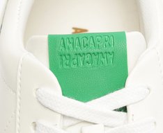 Tênis de Amarrar Branco e Verde Nati