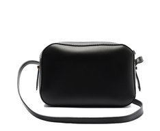 Bolsa Tiracolo Média Retangular Minimal Preta