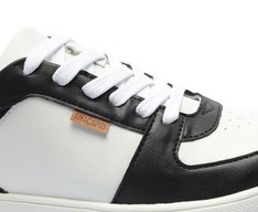 Tênis Street Branco Recortes Preto