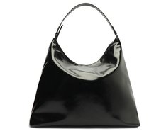 Bolsa Tote Grande Hobo Zíper Preta