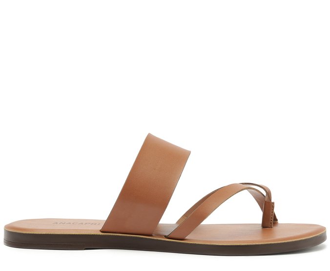 Rasteira Minimal Chic Marrom