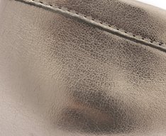 Mocassim Tratorado Fivela Mono Prata Grafite