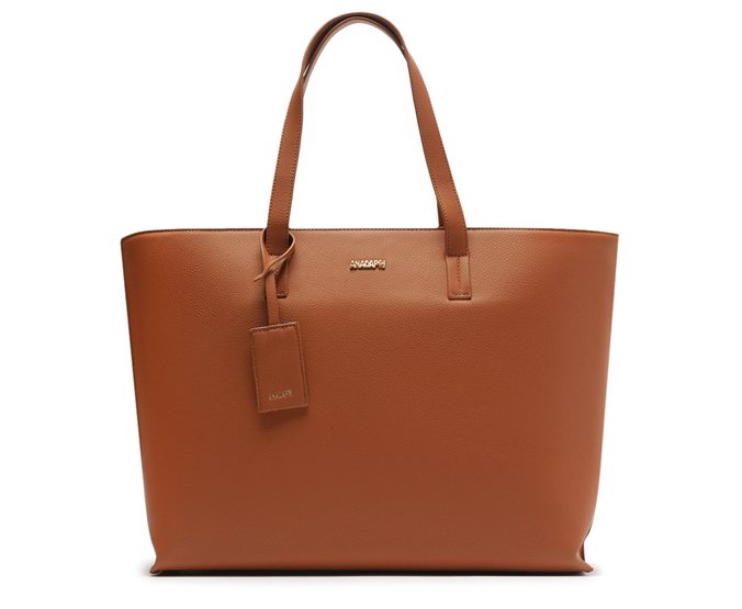 Bolsa shopping Grande Bag Charm Marrom