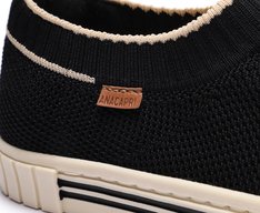 Tênis Slip On Knit Alê Preto